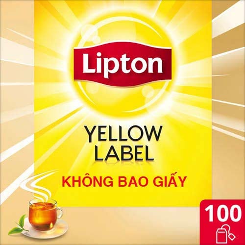 Lipton Trà Nhãn Vàng có bao giấy 100X2g