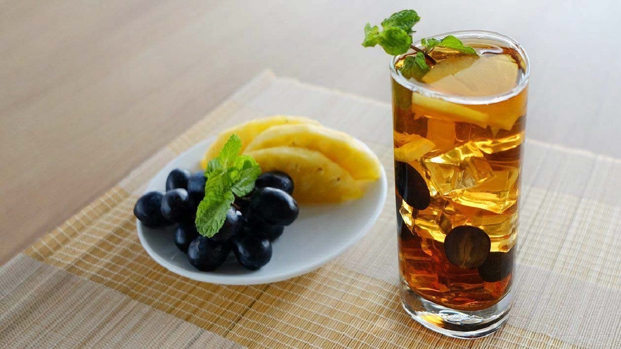 Black Grapes Pineapple Lipton Tea