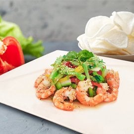 Gỏi Tôm Cần Tây Ớt Chuông Gỏi Tôm Cần Tây Ớt Chuông