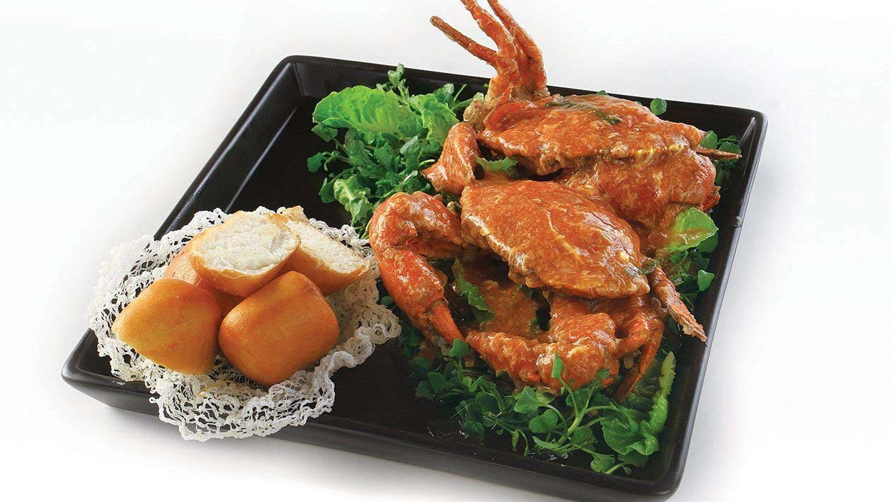 Fried Crispy Crab in Singapore style