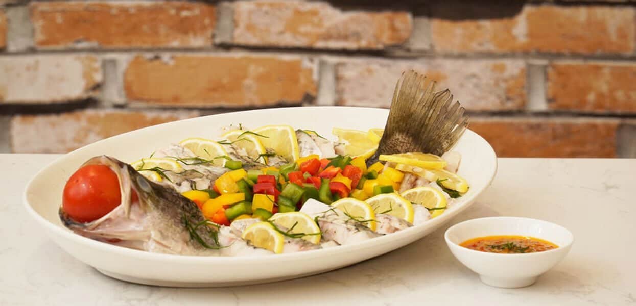 Cá Chẽm Hấp Chanh