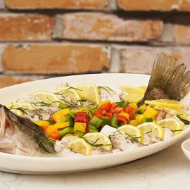 Cá Chẽm Hấp Chanh Cá Chẽm Hấp Chanh