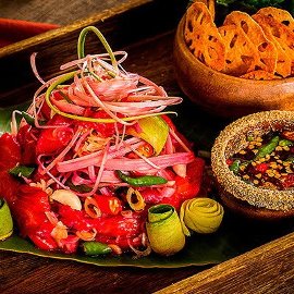 Thai Salmon Mango Salad