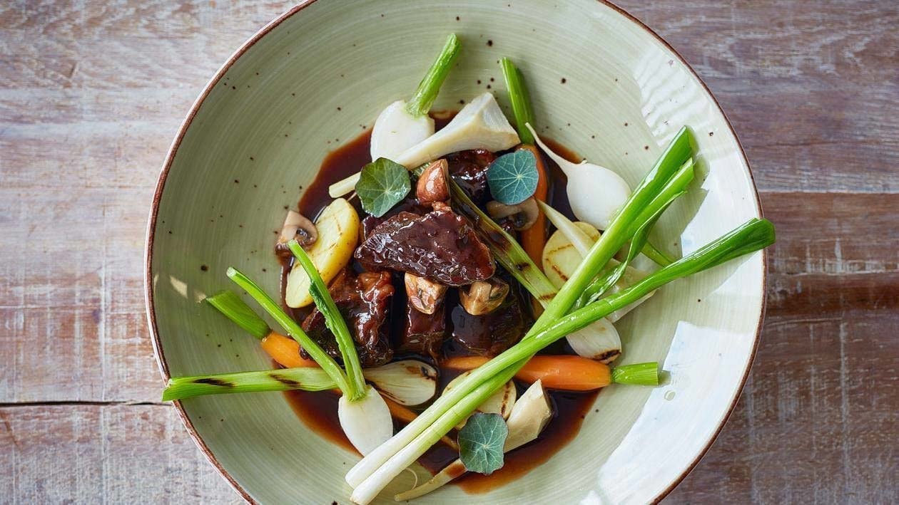 Beef Bourguignon with Dark Chocolate