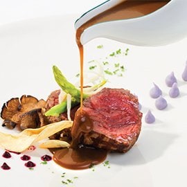 Grilled Beef with Rosemary and Green Pepper Sauce Grilled Beef with Rosemary and Green Pepper Sauce