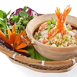 Stir-fried Rice with Seafood Stir-fried Rice with Seafood