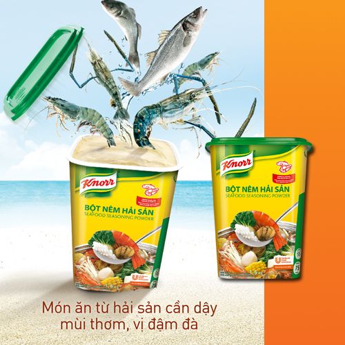 Knorr Seafood Seasoning Powder 1.5kg - Knorr Seafood Seasoning Powder is made from real seafood to intensify the seafood aroma and taste