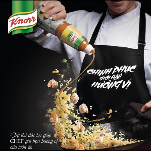 Knorr Concentrated Chicken Liquid Seasoning 1kg - Knorr Concentrated Chicken Liquid Seasoning, simmered with 10x more chicken* for more authentic flavours with your touch of extraordinary