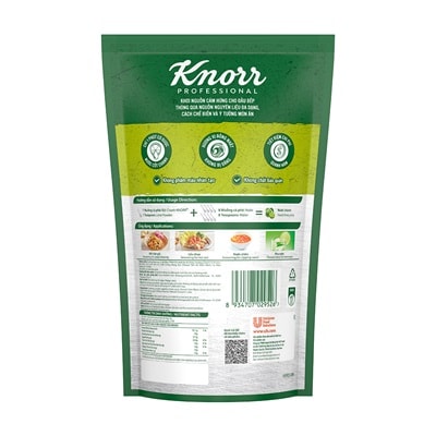 Knorr Bột Chanh 400g - Chỉ 1 phút có ngay lượng nước cốt chanh tương đương 8kg chanh tươi với Bột Chanh Knorr