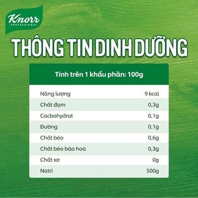 Knorr Súp Nền Thịt Heo 1.5kg - Có ngay nước dùng đậm đà vị thịt heo mà vẫn tiết kiệm chi phí với Súp Nền Thịt Heo Knorr Professional