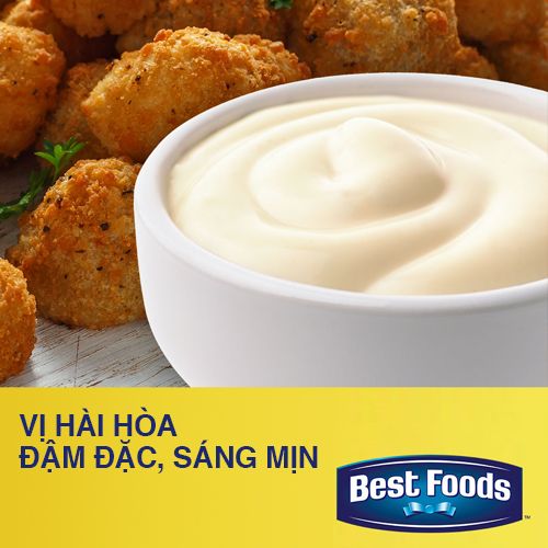 Best Foods Xốt Real Mayonnaise 3L - Best Foods Real Mayonnaise mang lại hương vị béo ngậy, đậm đặc và kết dính hoàn hảo cho món salad của bạn