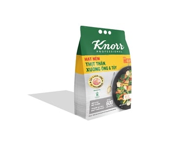Knorr Hạt Nêm Từ Thịt 3kg - Knorr Hạt Nêm Từ Thịt được làm từ thịt thăn, xương ống và tủy giúp món ăn thơm ngon, tròn vị