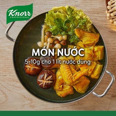 Knorr Bột Nêm Hải Sản 300g - Knorr Bột Nêm Hải Sản làm từ tôm cá và hải sản tự nhiên giúp tăng hương vị hải sản đậm đà và hấp dẫn hơn cho các món ăn hải sản.