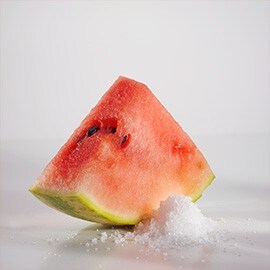 3. Watermelon and salt 3. Watermelon and salt