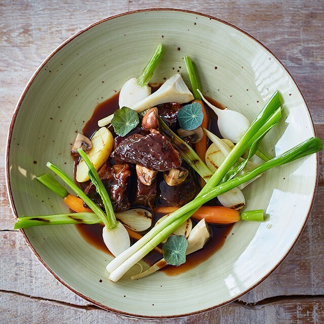 Beef Bourguignon with Dark Chocolate