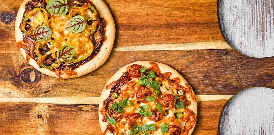 Two Flavours BBQ Pizza