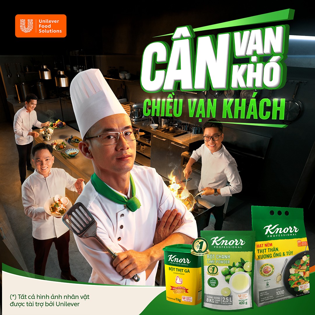 Đồng hành cùng Chef "Cân Vạn Khó, Chiều Vạn Khách"