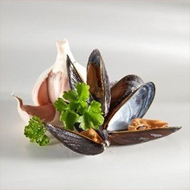 4. Vẹm xanh, tỏi và mùi tây