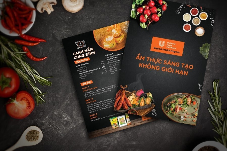 vietna ebook inspiration with Top view angle