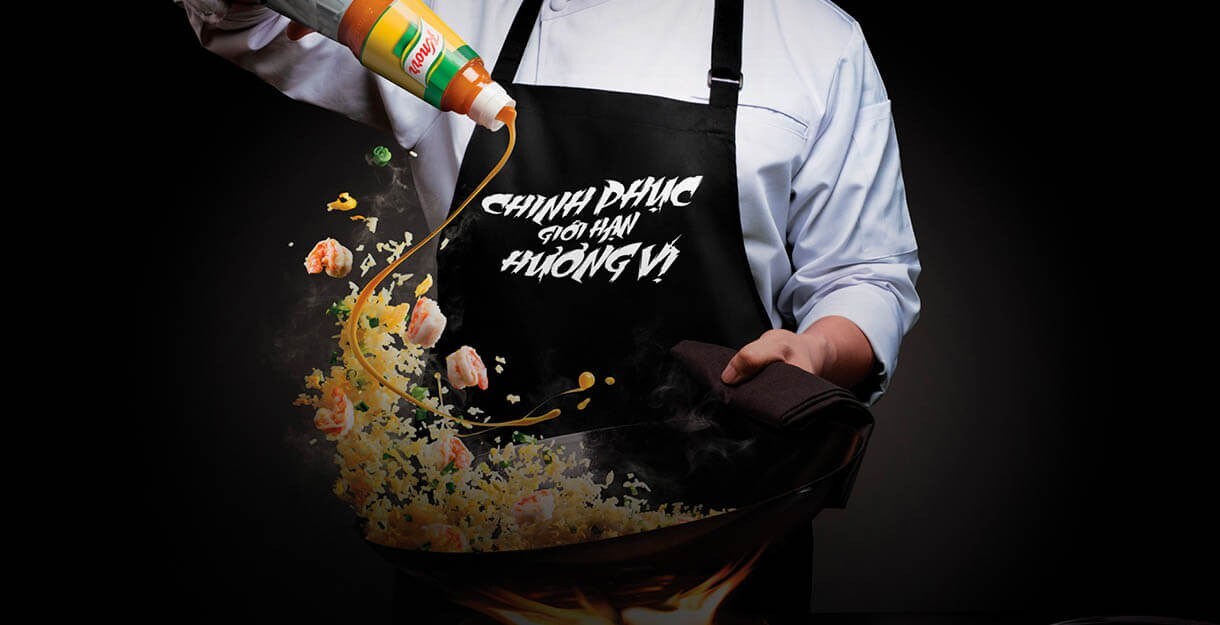 Chef is cooking fried rice with LMS