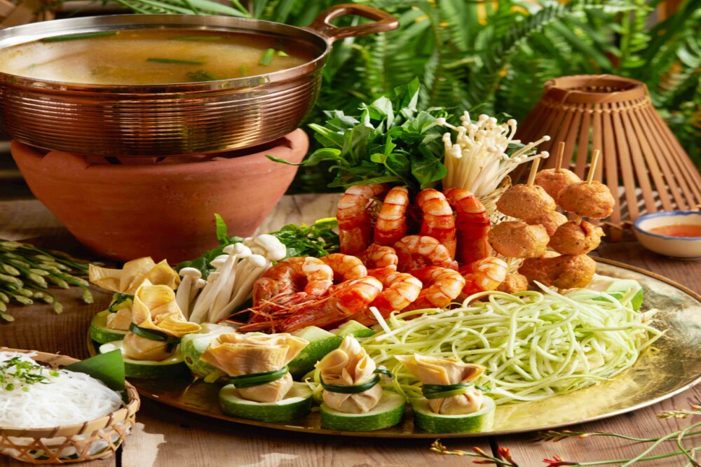 Lẩu tôm bầu – Món lẩu ngon ngọt thanh