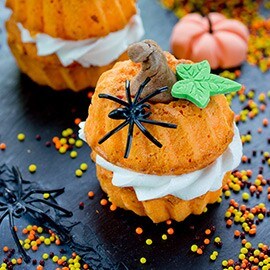 Bánh Cupcake bí ngô Bánh Cupcake bí ngô