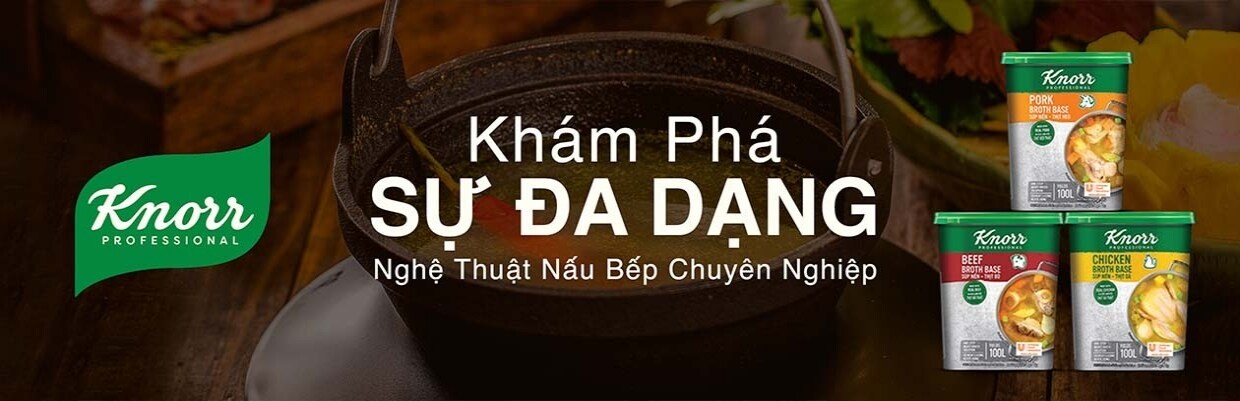 Knorr Professional – Đa dạng nghệ thuật nấu bếp chuyên nghiệp Knorr Professional – Đa dạng nghệ thuật nấu bếp chuyên nghiệp