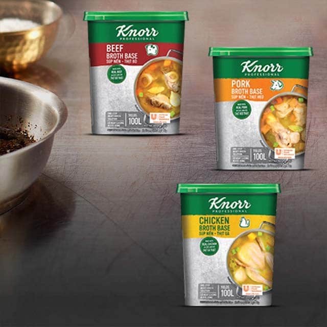 Giới Thiệu Dòng Sản Phẩm Knorr Bao Bì Cải Tiến Mới