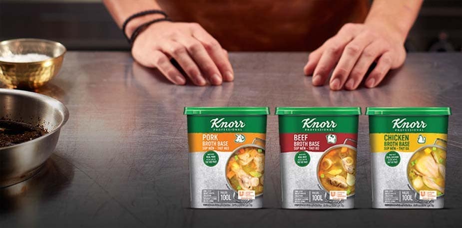 Giới Thiệu Dòng Sản Phẩm Knorr Bao Bì Cải Tiến Mới