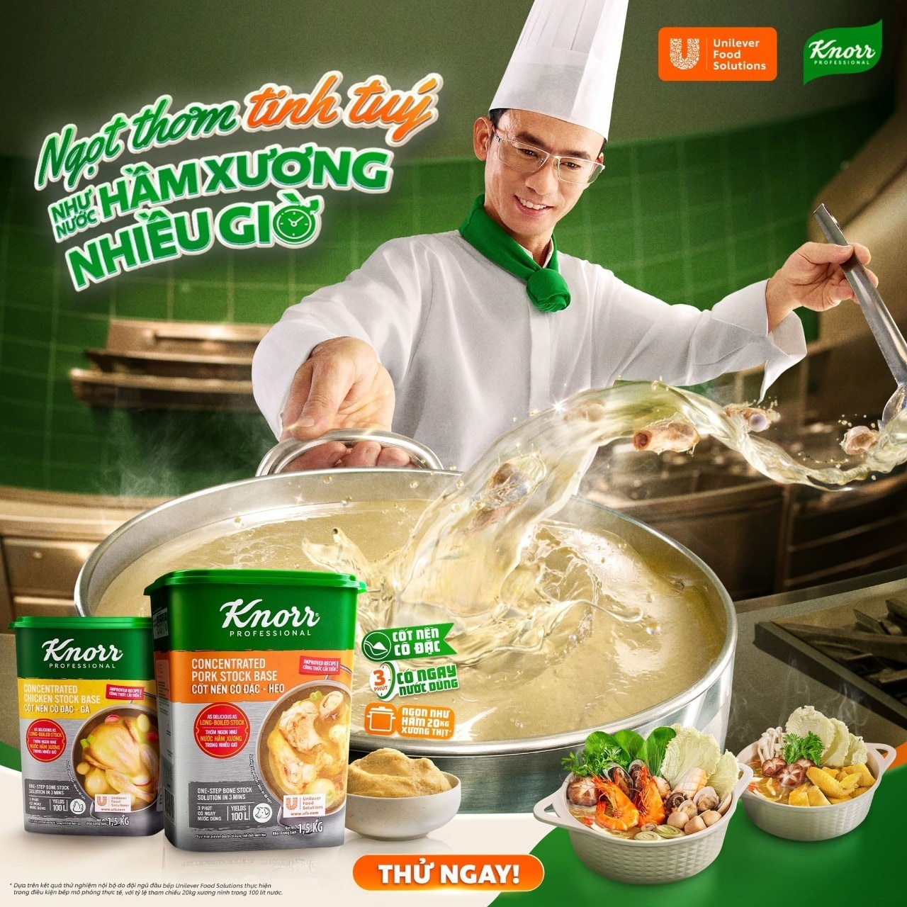 Chuẩn hóa hương vị và chất lượng món ăn bằng các sản phẩm UFS  mang lại lợi ích trực tiếp cho nhân viên phục vụ.