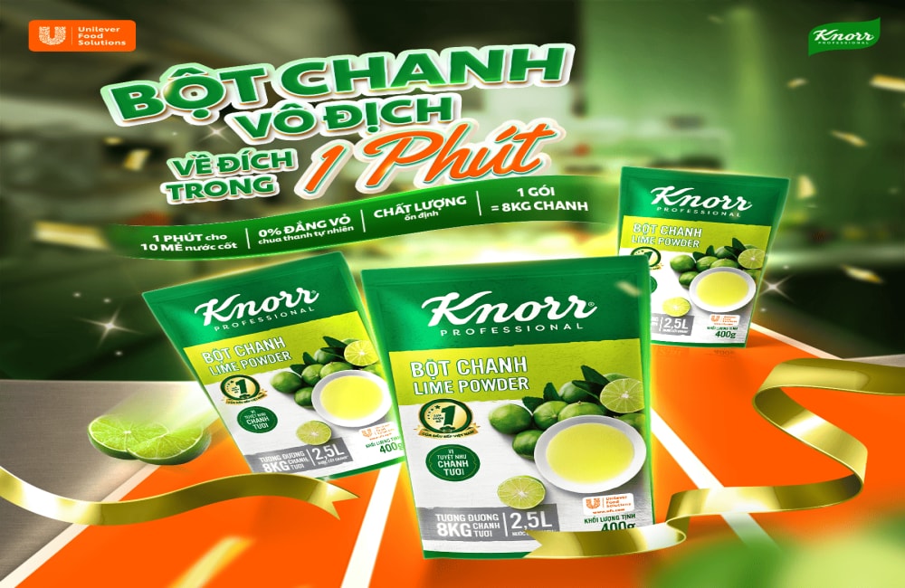 Sử dụng Bột chanh Knorr cho nước chấm thêm đậm đà hương vị