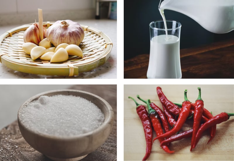 Nguyên liệu làm chao chấm lẩu bò Nguyên liệu làm chao chấm lẩu bò