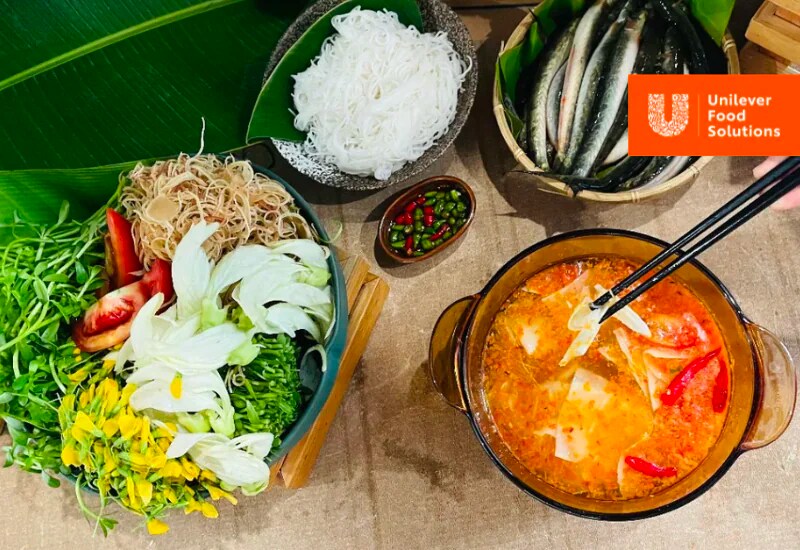 Nguyên liệu nấu lẩu cá kèo măng chua Nguyên liệu nấu lẩu cá kèo măng chua