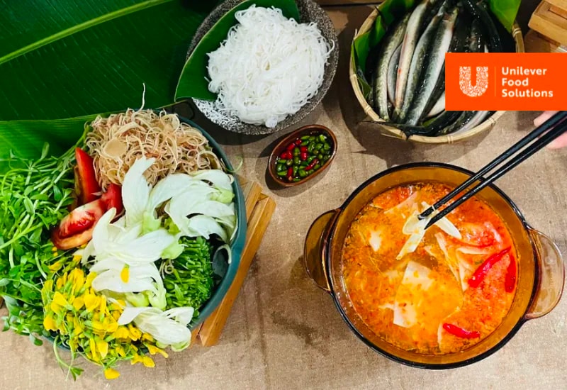 Nguyên liệu nấu lẩu cá kèo măng chua Nguyên liệu nấu lẩu cá kèo măng chua