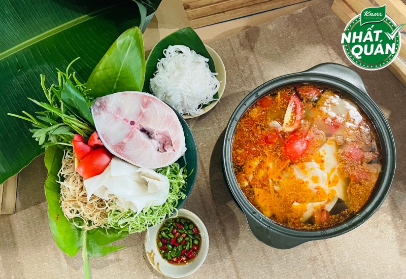 Lẩu cá bớp măng chua thơm ngon chuẩn vị Lẩu cá bớp măng chua thơm ngon chuẩn vị