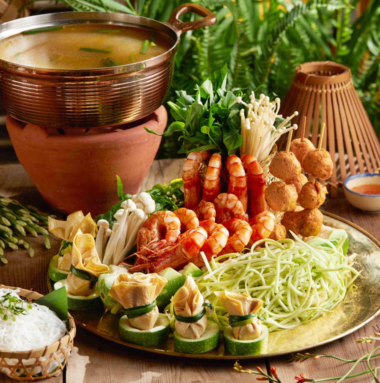 MÓN LẨU TÔM BẦU NGON NHẸ BỤNG MÀ VẪN ĐẬM ĐÀ
