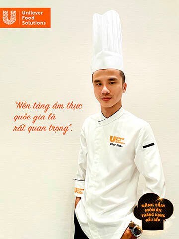 UFS chef team Vietnam with fusion trend quote