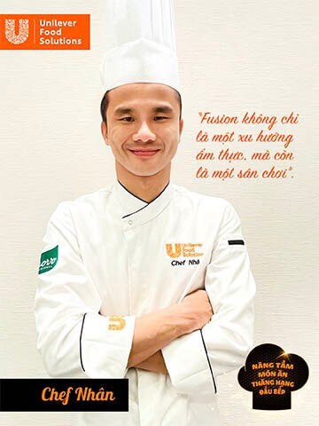 UFS chef team Vietnam with fusion trend quote